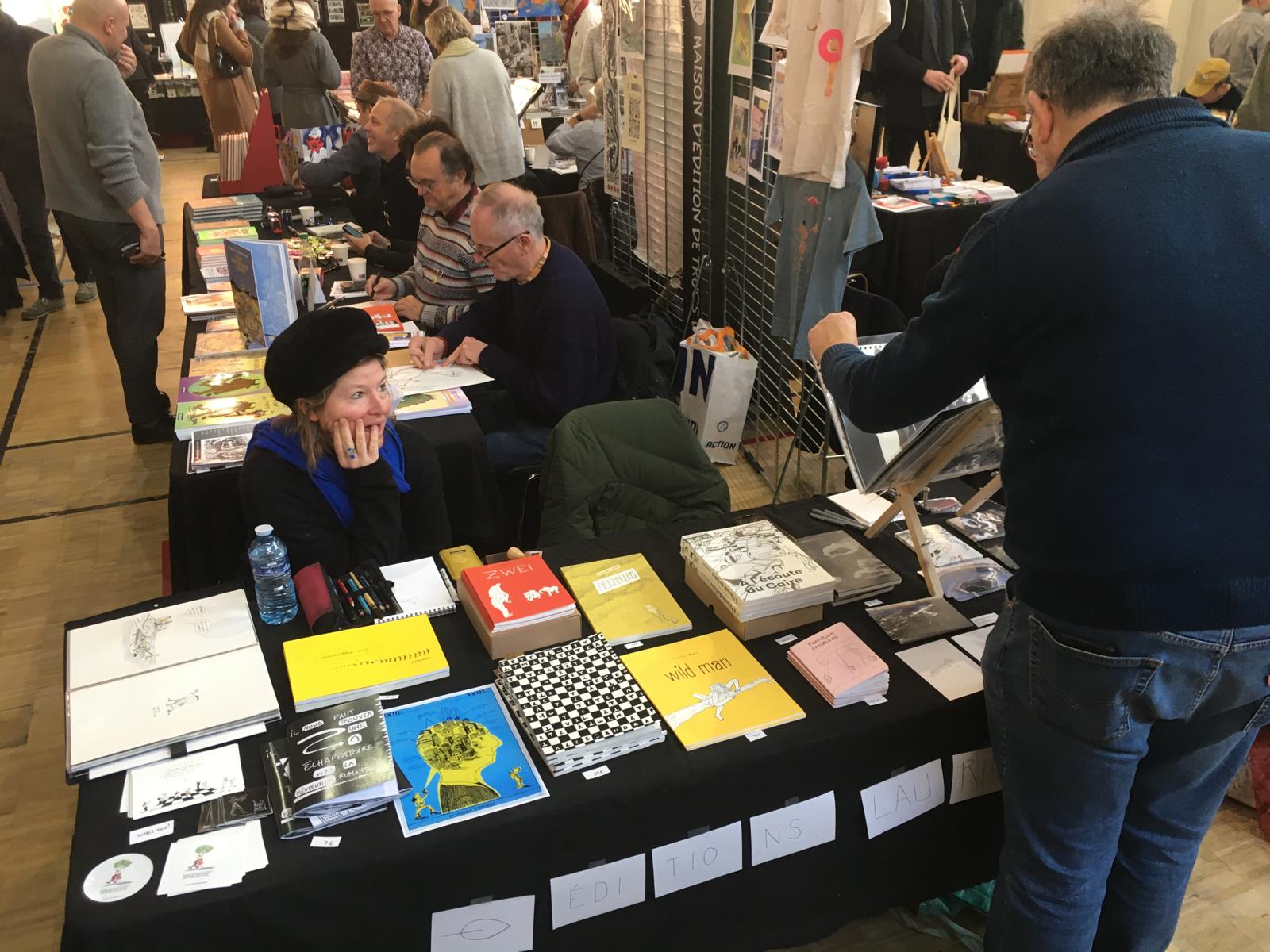 Sobd Paris Editions Laurier stand livres bande dessine comic Editions suisse swiss editor